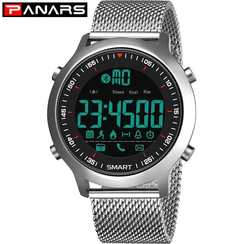 

PANARS Smart Watch Men Women Bluetooth Sport Digital Watches Intelligent Pedometer Reminder Fitness Bracelet For IOS Android