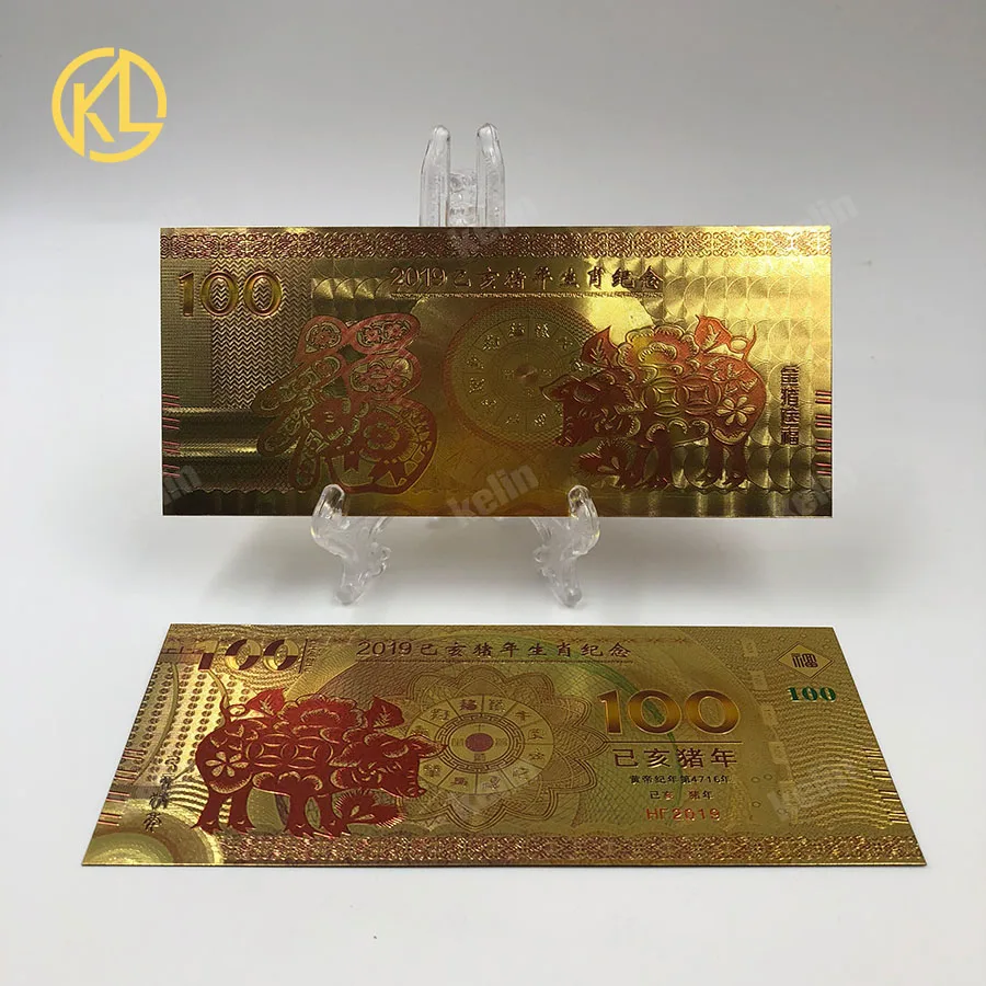 RU019-2 1 шт. русский сувенир Золотая Банкнота с астронавтом героем для сувенира - Цвет: RU022