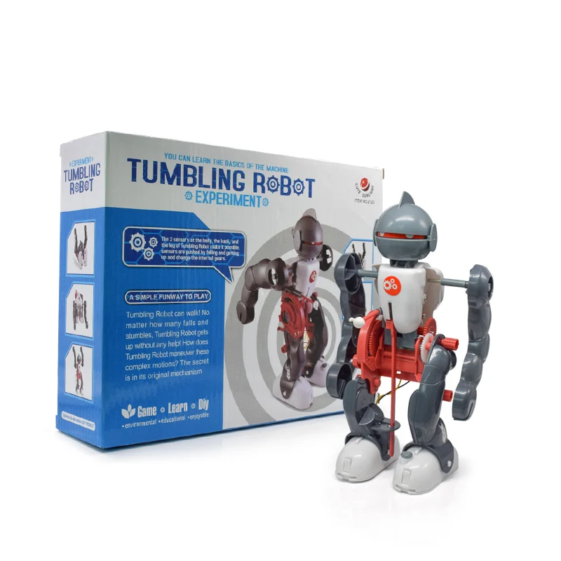 

DIY Electric Tumbling Dacing Robot Model 3-Mode Assembly Robot Creative Science kit Educational Kit