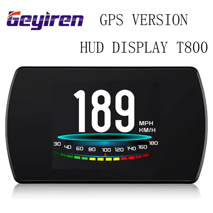 Проектор на лобовое стекло GEYIREN T800 дисплей 3 6 дюйма Gps HUD миль/ч