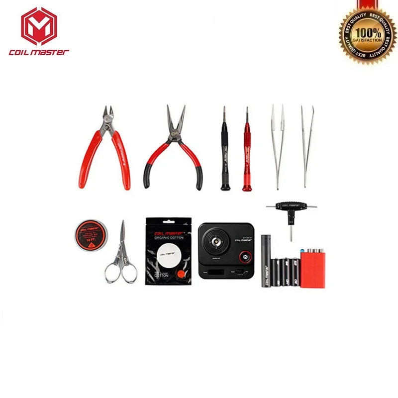 Катушка Master V3 DIY Kit все-в-одном CoilMaster V3 электронные сигареты набор инструментов RDA RBA Vape танк распылитель катушка инструмент сумка аксессуары