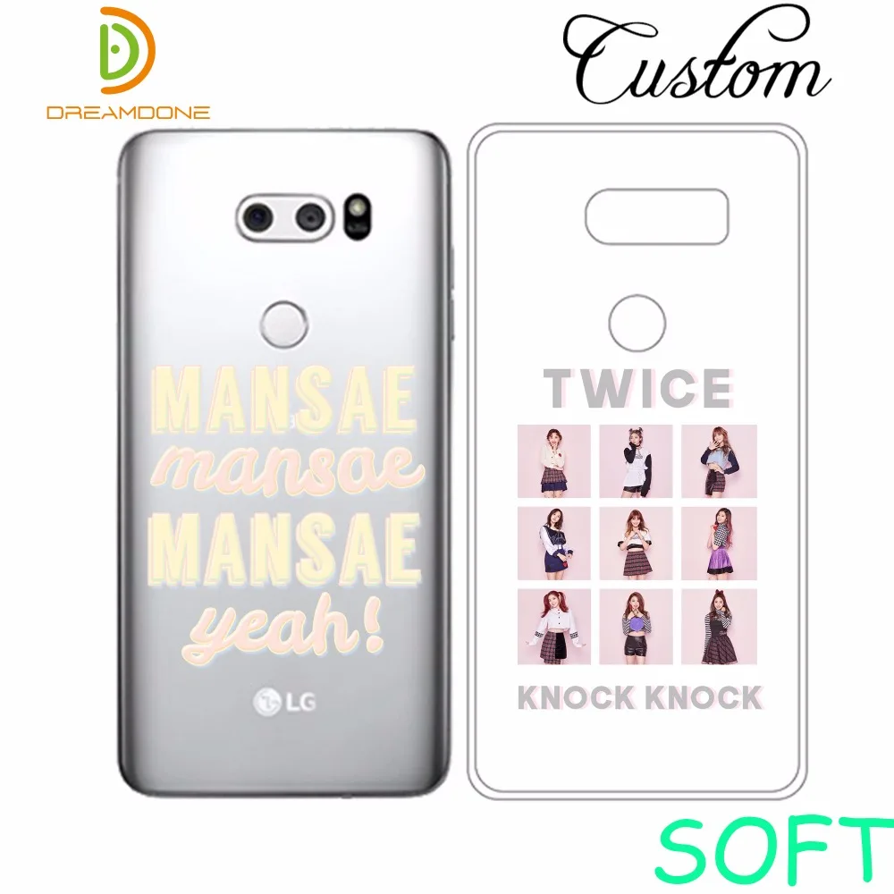 Custom personalize DIY Transparent Silicone soft phone