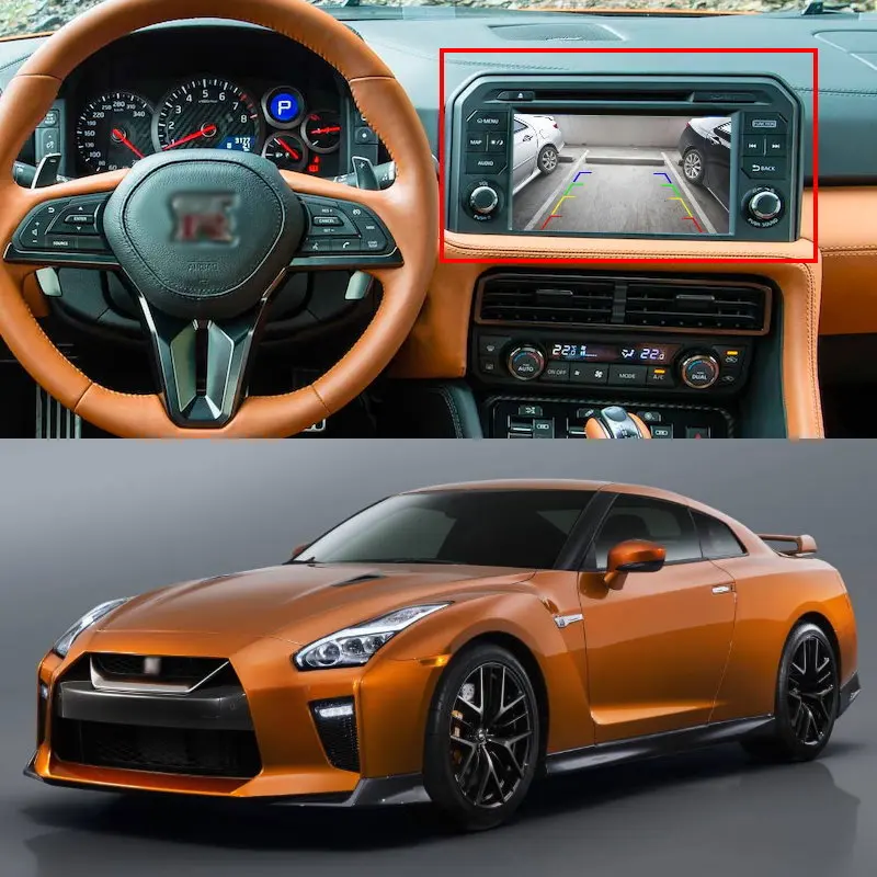 40 контактов RCA адаптер провод для Nissan Skyline HV37/HNV37/YV37/ZV37 2014 ~ 2019 камера заднего вида