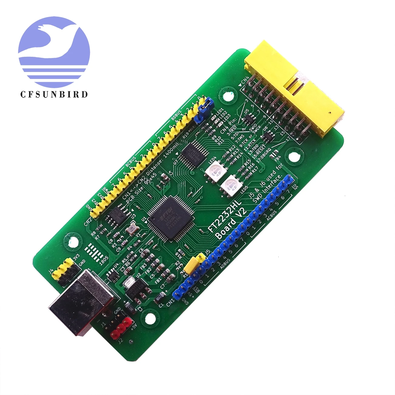 Макетная плата FT2232HL FT2232H USB порт с поддержкой JTAG openOCD|Оборудование для