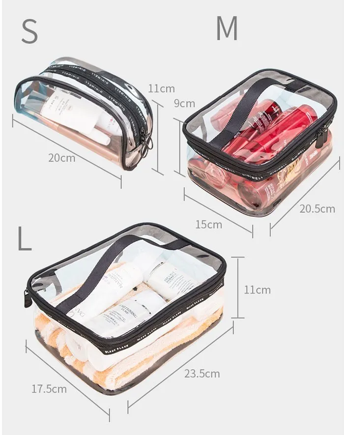 Модный прозрачный косметический пакет путешествия ПВХ маленький размер, для туалета сумка для женская обувь на застежке-молнии органайзер для макияжа Мини голографическая макияж мешок