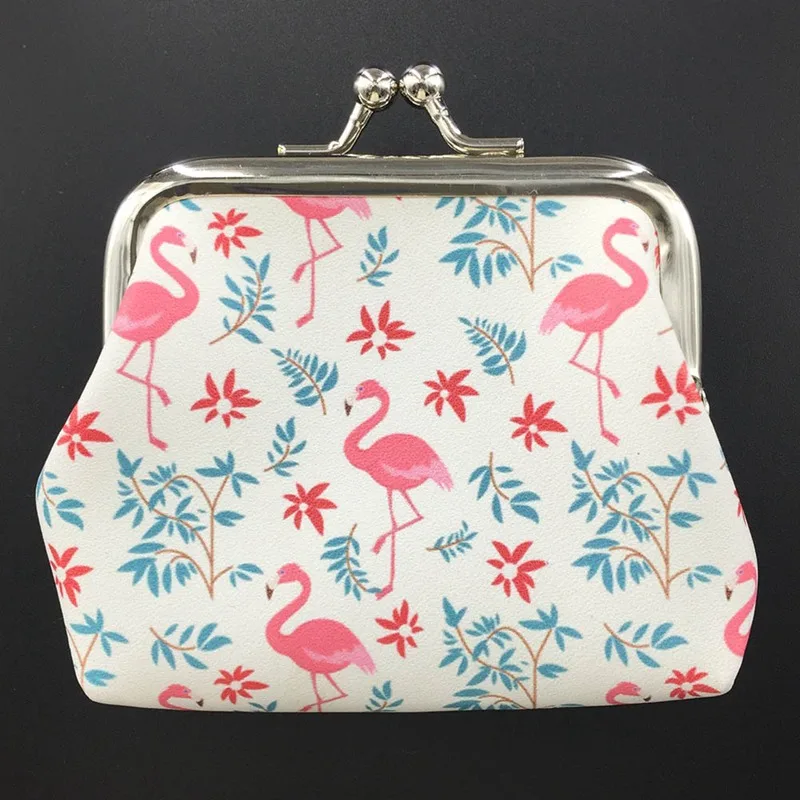 Лидер продаж Сладкий Фламинго портмона Для женщин маленький кошелек дамы кошелек для девочек мини портмона Прямая