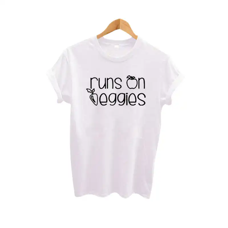 runs on veggies t shirt