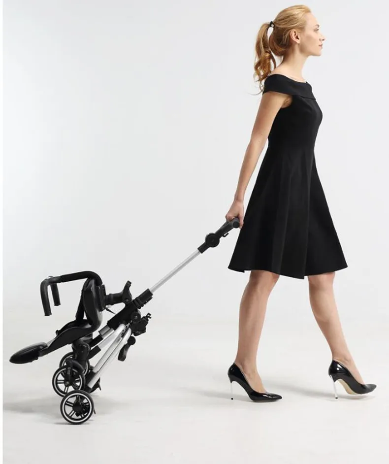 Легкая детская коляска 7 кг, популярная детская коляска для мамы, переносная Складная Роскошная детская коляска s