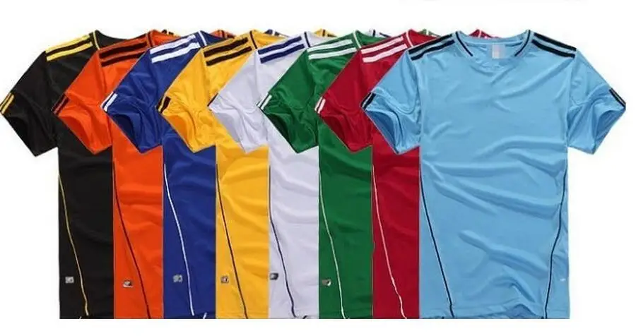 

Wholesale For men Soccer sets Football Jerseys Quick Dry Short-Sleeve Sportswear Training Shirt