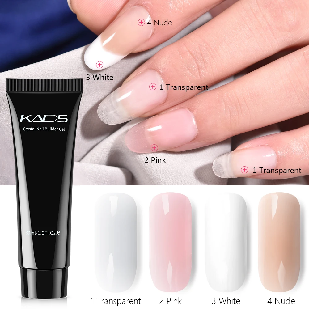 French Ambre Acrylic Nailart Nail Extensions With Pearl White Chrome Pearl Nails Simple Nails French Nail Designs