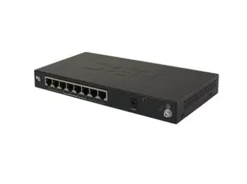 

H3C SMB-S1208-PWR POE Network Switch 8 Port Gigabit 16Gbps 11.9Mpps 64W 100-240V AC No network management