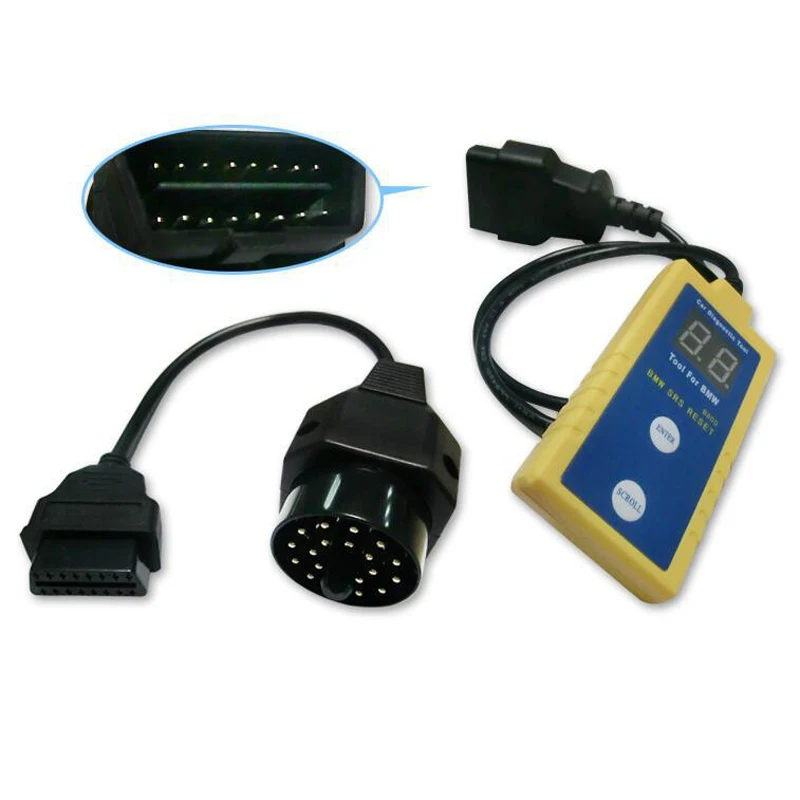 JX-LCLYL B800 Car Airbag SRS Reset OBD2 Scanner Diagnostic Tool For BMW E34 E36 E38 94-03