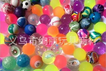 

200pcs/lot 25mm multi-color bouncy rubber balls, football/rubber ball/transparent ball,boys favorate randomly send