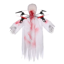 Halloween RC font b Drone b font Horrible Creepy Toothy Ghost Head Skull Quadcopter 2 4G