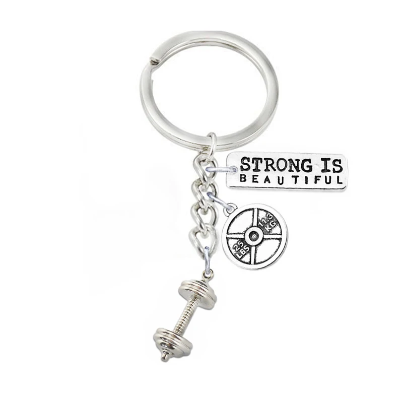 Dropshipping Aliexpress Metal Alloy Strong Is Beautiful Weight Plate