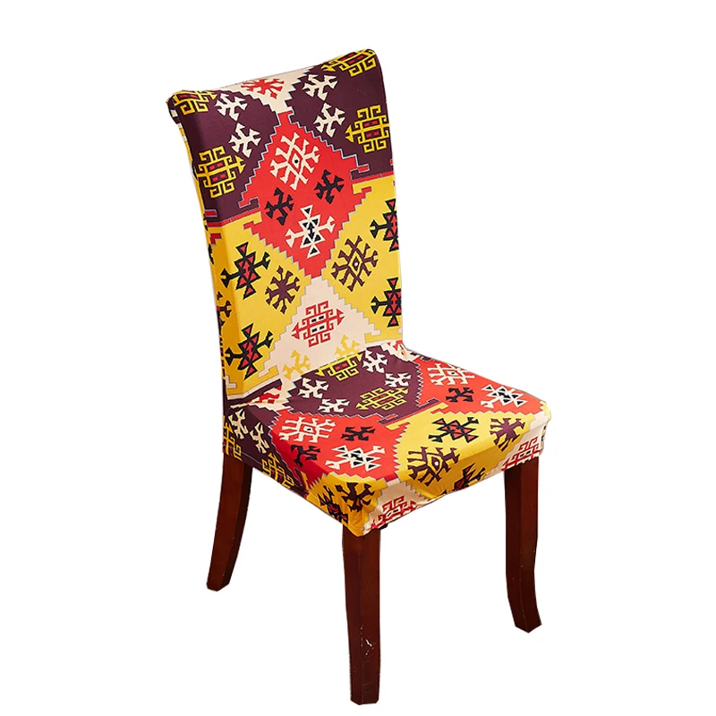 DecorUhome دنة تمتد الطعام غطاء مقعد آلة قابل للغسل لمطعم و كرسي زفاف غطاء fundas دي sillas elasticas