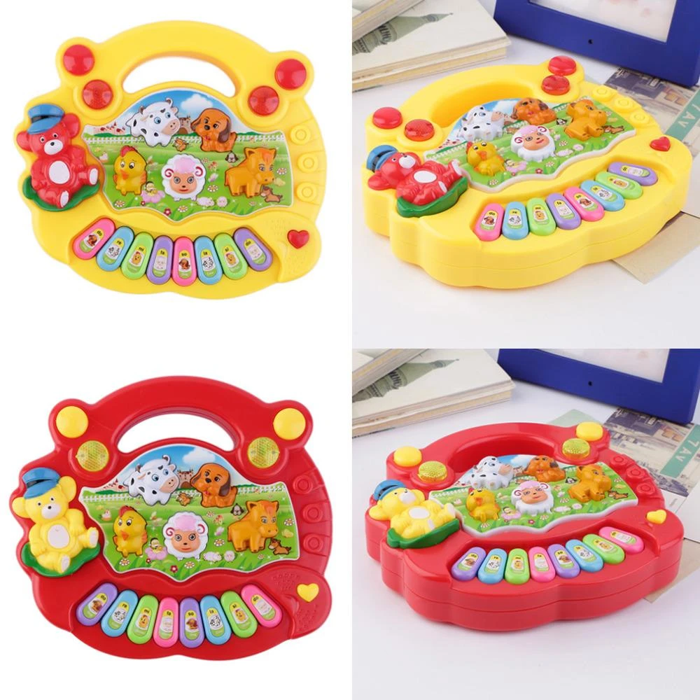 Nouveau Bebe Enfants Musical Educatif Piano Animal Ferme Developpement Musique Piano Jouet Pour Enfant Cadeau D Anniversaire Aliexpress
