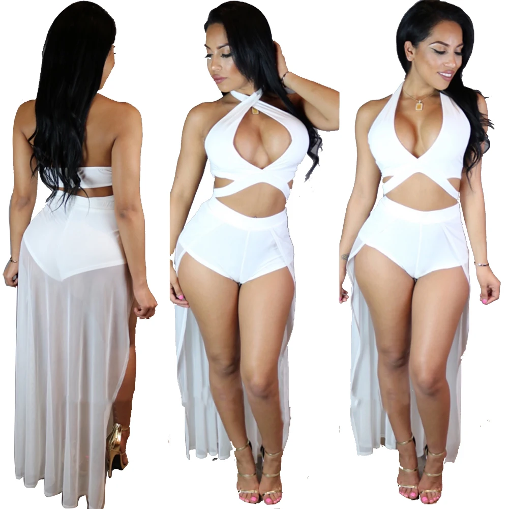 black pool party outfit