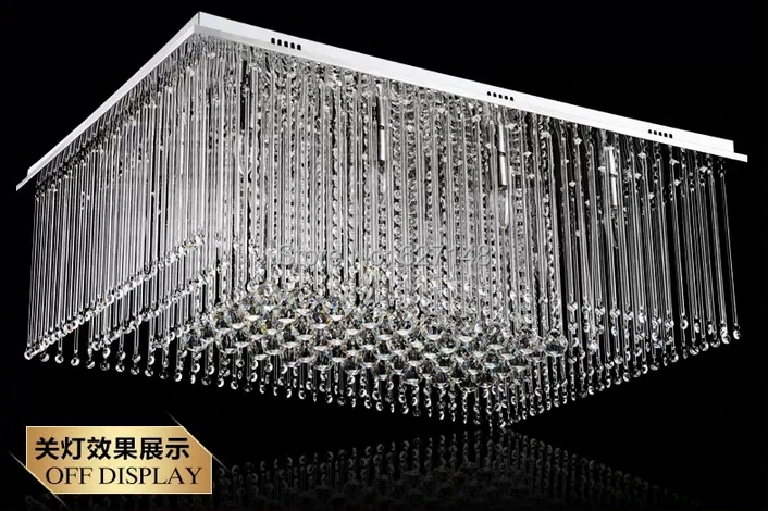 New Design Rectangular Crystal Chandelier Living Modern Res Home New Design Rectangular Crystal Chandelier Living Modern Res Home Lamp In Chandeliers From Lights Lighting On Aliexpress Alibaba Group