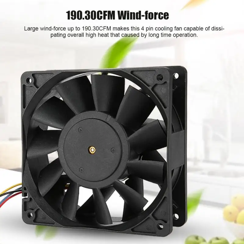 4000RPM 4 Pin Connector Cooling Fan for computer mining Cooler Radiator