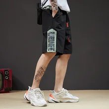 Корейская мода пять точек Chao бренд студенческий Алфавит комбинезоны мужские шорты в повседневном стиле