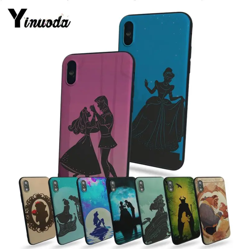 

Yinuoda Fairy tale prince and princess beauty and the beast tpu phone case For iphone 7 7plus X 8 8plus And 5 5s 6s 6s Plus