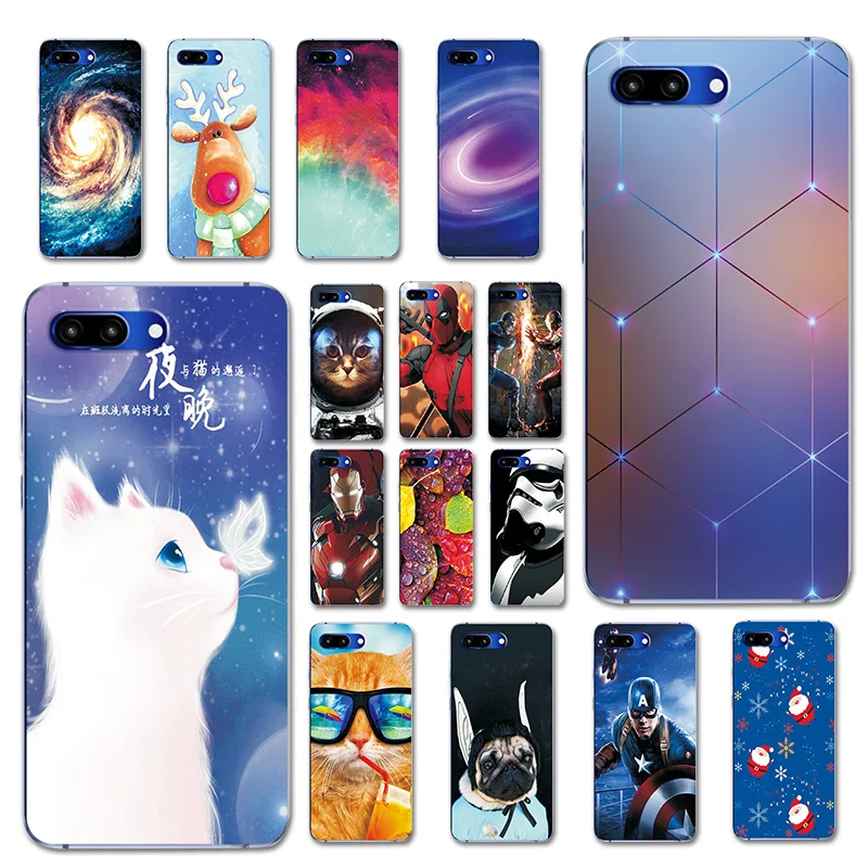 

For Huawei Honor 10 Back Cover Case Honor 10 Honor10 5.84 inch Brilliant Animal Silicone Phone Bags For Huawei Honor 10 Bumper