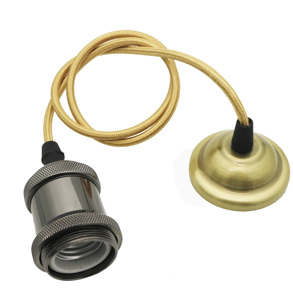  MengJay Aluminum Pendant Light E27 Lamp holder for 110V 220V led/Incandescent Edison bulb Vintage R - 32827456697