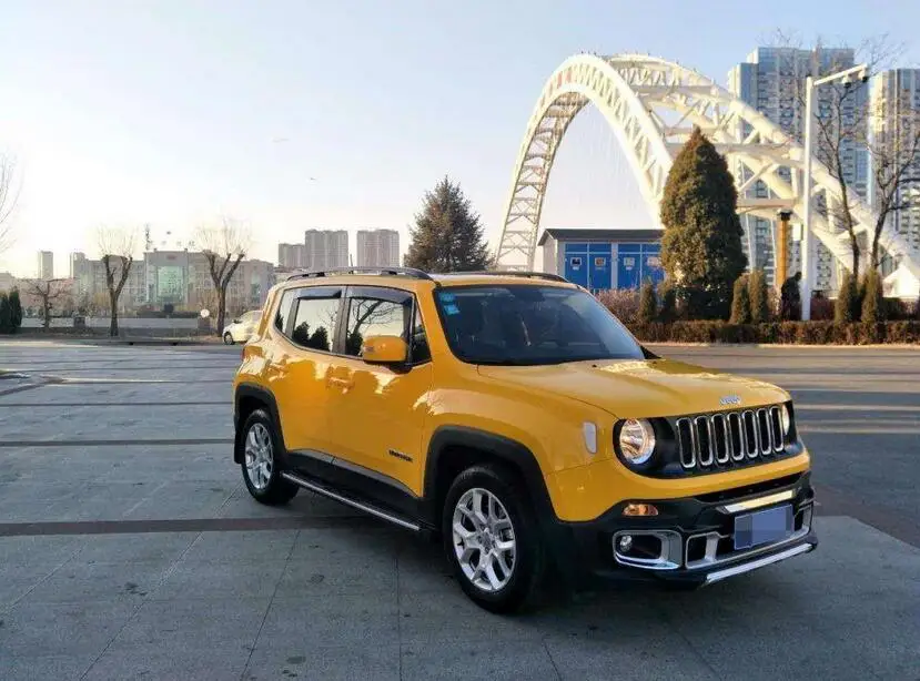 Автомобильные 3D роскошные кожаные автомобильные коврики подходит для Jeep Renegade EMS