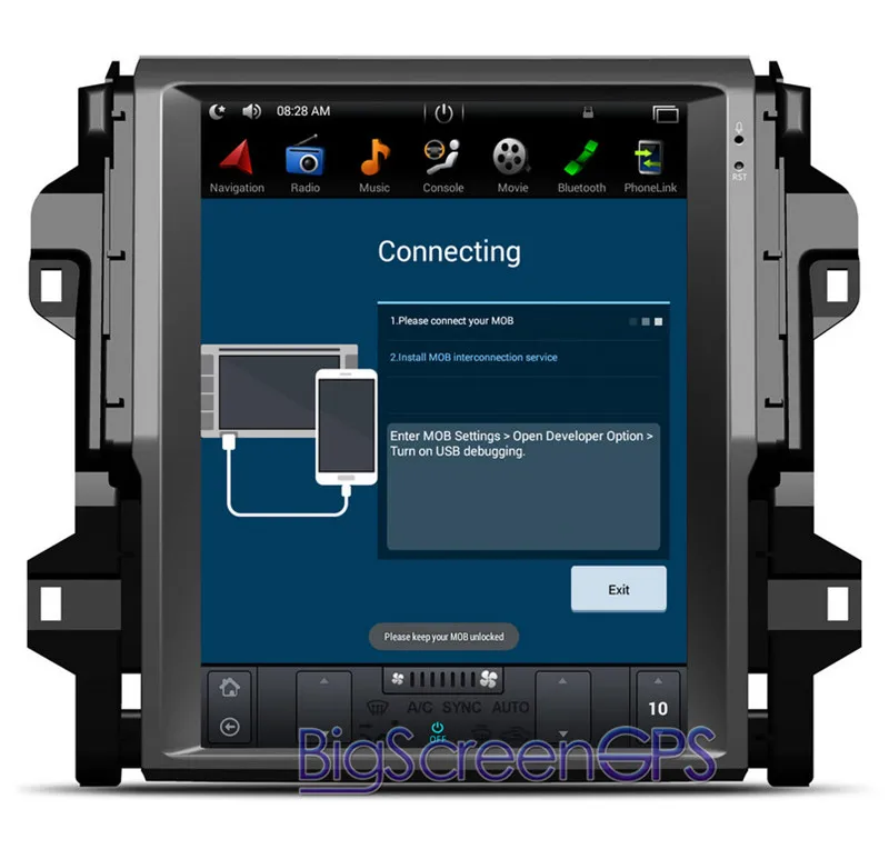 Perfect Vertical screen IPS PX6 4+64GB Android 8.1 Car DVD player For toyota fortuner 2016+ radio Multimedia stereo unit buit-in Carplay 9