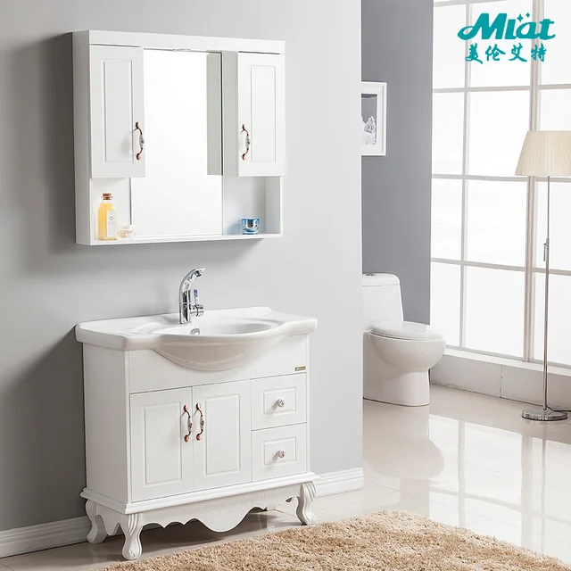 Jane European Pvc Bathroom Cabinet Oak Wood Floor Jane European Pvc Bathroom Cabinet Oak Wood Floor Washbasin Combination Handwashing 2030
