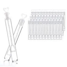 Палочка для свадебных церемоний сердечная трубка пузырьки 60 шт. Свадебные любимые украшения стола вечерние аксессуары