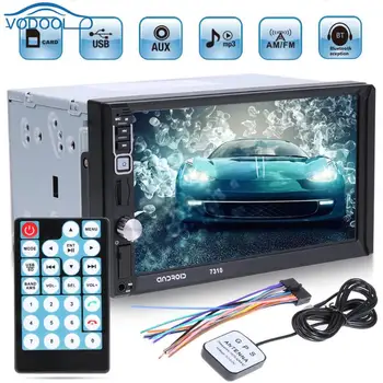 

VODOOL 7in Touch Screen 2 Din Car Auto MP5 Player Bluetooth Android Auto GPS Navigator Automobile FM Radio With Europe Map