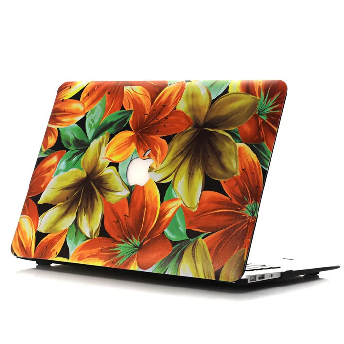 Уникальный милый чехол с радужным цветком для Macbook Air 11 13 Mac book Pro 15 Retina New retina 12