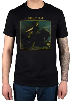 

AWDIP Mens Official Burzum Umskiptar T-Shirt Album Music Hlidskjalf Metal Aske Funny Clothing Casual Short Sleeve T Shirts