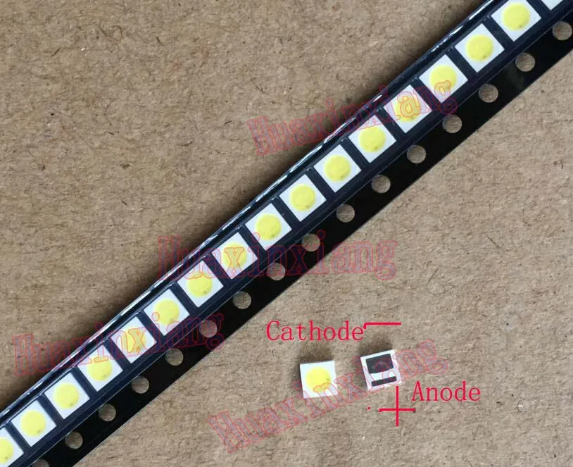 50PCS/Lot Everlight SMD LED 3030 6V 1W Cool White For TV Backlight Application 3.0*3.0mm 50PCS/Lot Everlight SMD LED 3030 6V 1W Cool White For TV Backlight Application 3.0*3.0mm