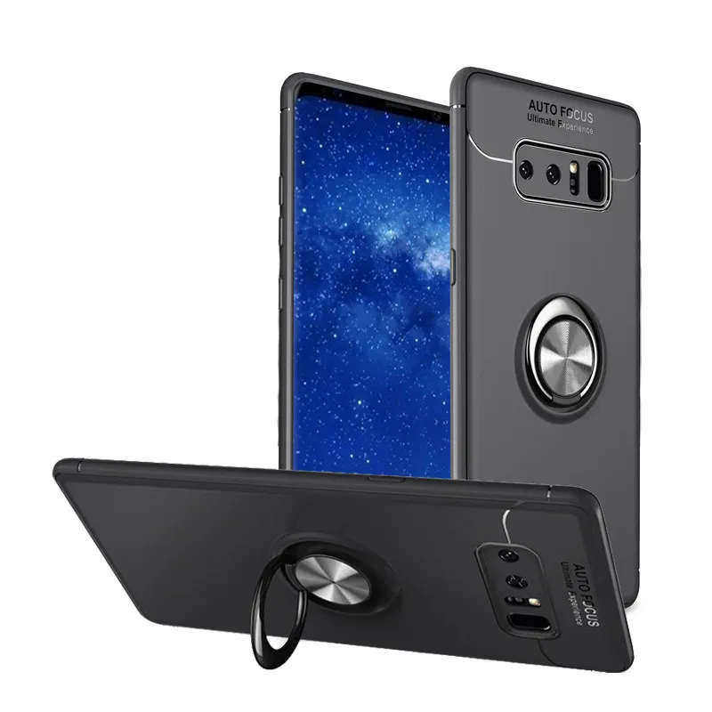 

MAKEULIKE Silicone Case For Samsung Galaxy S8 Plus Soft Protection Phone Cover Coque For Samsung S8 S8Plus Case Fundas With Ring