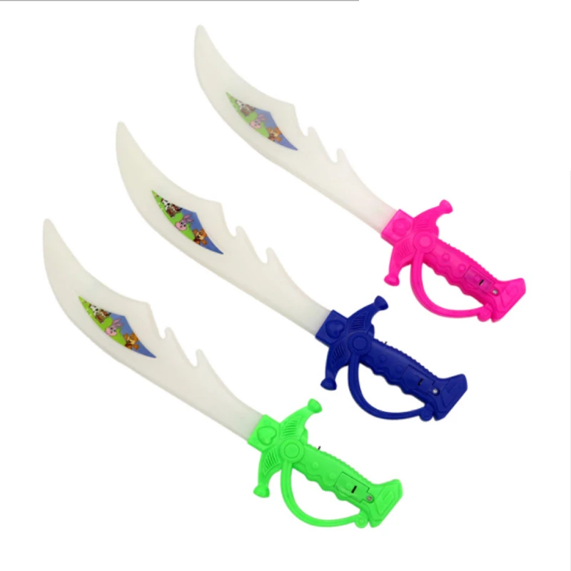 Colorful Flashing Knife Luminous Toys Baby Children Toy Birthday Gift