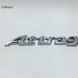 Cafoucs для Mitsubishi Attrage задний багажник эмблема письмо Стикеры Авто знак логотип этикета