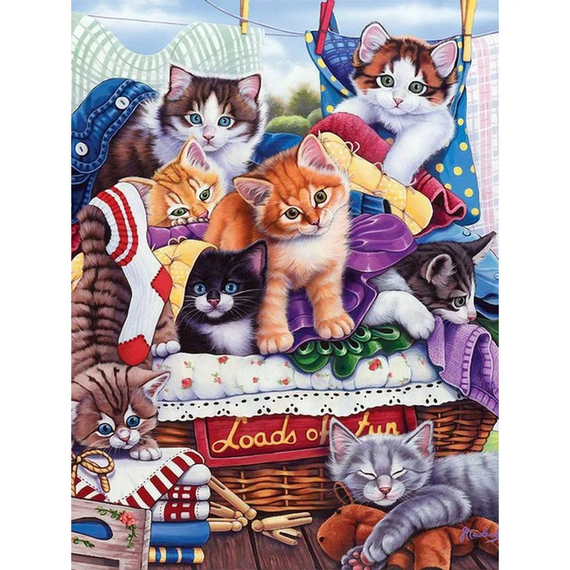 

k110 diamond embroidery animals cat full drill 5d diamond painting new arrivals