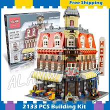 2133 pcs Criador Especialista Café Canto Salão Construir Mansion 30012 conjuntos de Presentes Modelo de Construção Modular Blocos Compatível com Lego