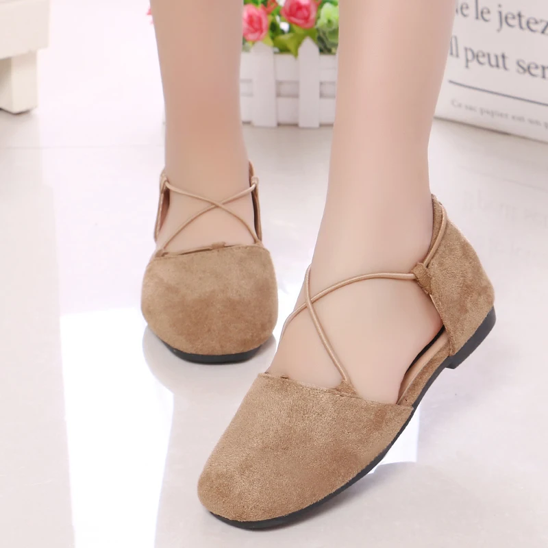 

COZULMA Fashion Kids Shoes for Girls Spring Summer Sandals Baby Girls Princess Dress Shoes Children Soft Bottom Dance Shoes Flat