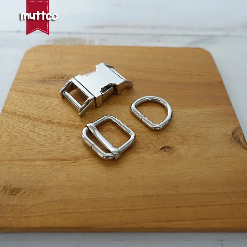 100sets/lot (metal buckle+adjust buckle+D ring) Environmental plated