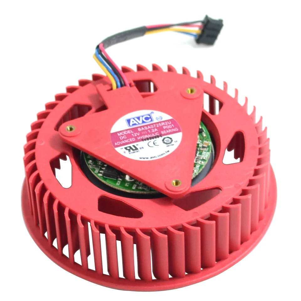 Вентилятор для видеокарты BASA0725R2U 12 В 1.20A ATI HD5870 HD5970 Turbo охлаждающий вентилятор 5