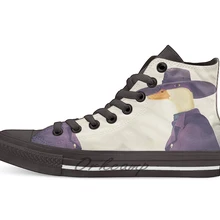 Justice Ducks/Новинка; дизайнерская Повседневная парусиновая обувь; обувь на заказ; Прямая