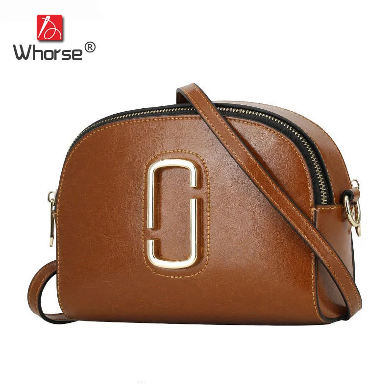 

Vintage Casual Small Flap Bag Woman Genuine Leather Double Zipper Women Messenger Crossbody Shoulder Bags With Gold Ring W08120