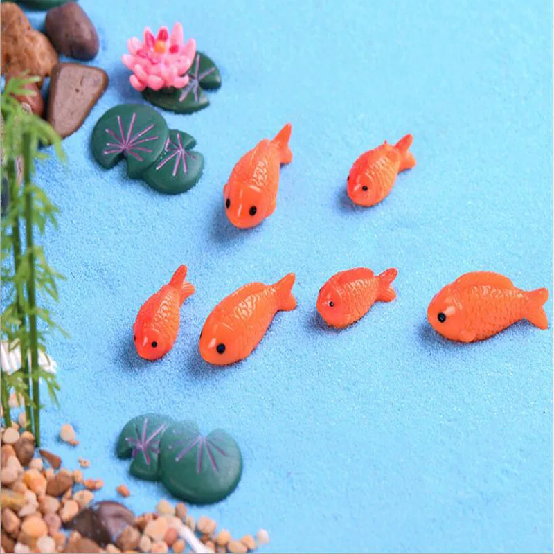

The Size Red Fish Mediterranean Style Resin Furnishing Furnishing Creative Landscape Furnishings Home Decorations