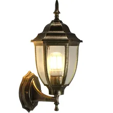 " форма башни вилла Открытый крыльцо водонепроницаемый настенные светильники европейские средиземноморский пейзаж настенные лампы Настенные Лампы для коридора