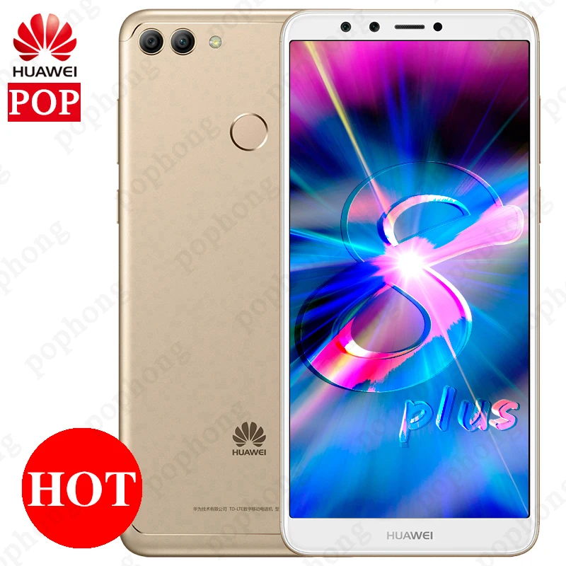 Глобальная прошивка huawei Y9 2018 Enjoy 8 Plus 5 93 ''двойная фронтальная камера сотовый