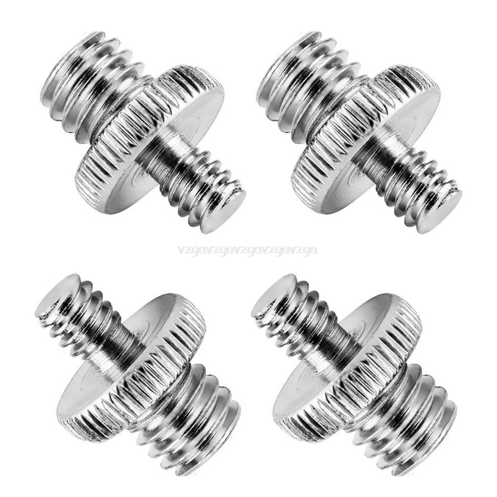

10 pcs 1/4" to 3/8" Screw Adapter for Camera Bracket Tripod Monopod Quick Release Plate screws Je21 19 Dropship